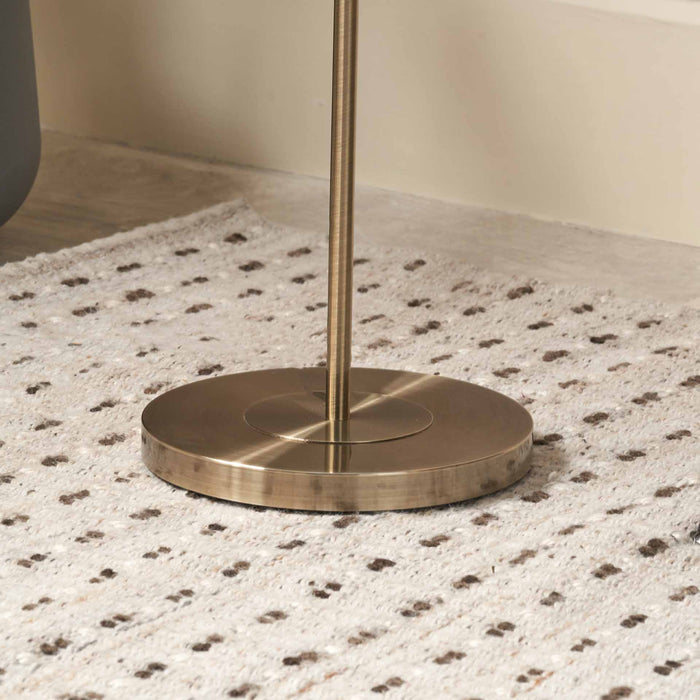 Designers Guild Antique Brass Slim Floor Lamp Base