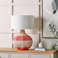 Designers Guild Brera Large Pimento Rattan Table Lamp