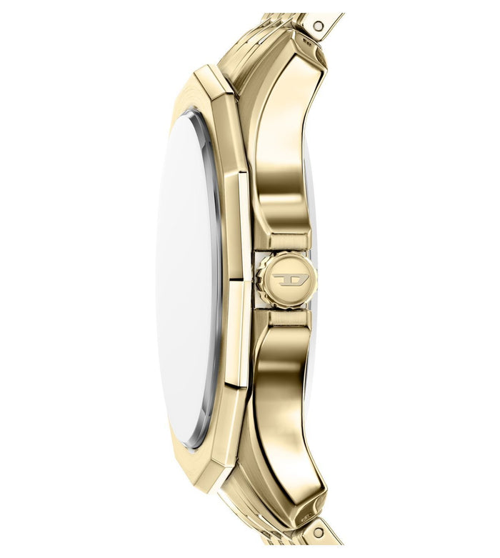Diesel Quartz Gold Dial Analog Stainless Steel Men's Watch, DZ2239