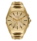 Diesel Quartz Gold Dial Analog Stainless Steel Men's Watch, DZ4695