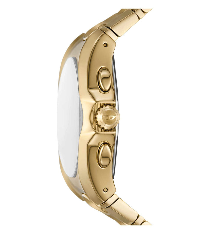 Diesel Quartz Gold Dial Analog Stainless Steel Men's Watch, DZ4695