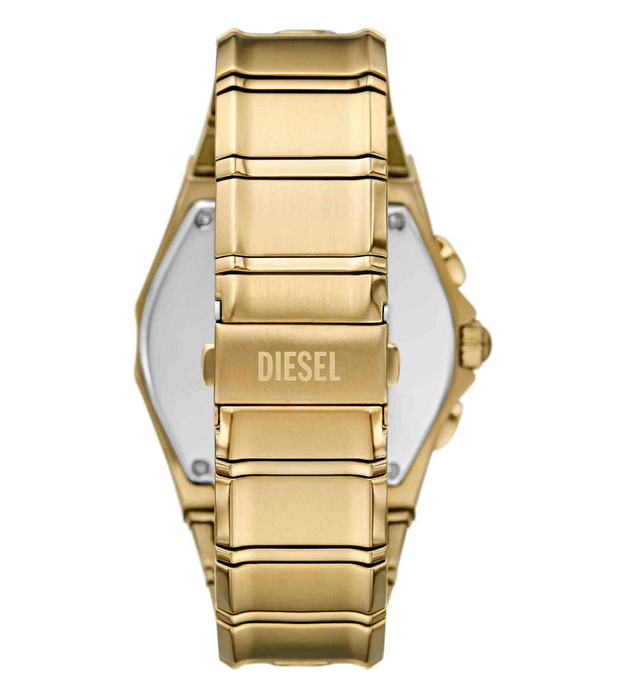 Diesel Quartz Gold Dial Analog Stainless Steel Men's Watch, DZ4695