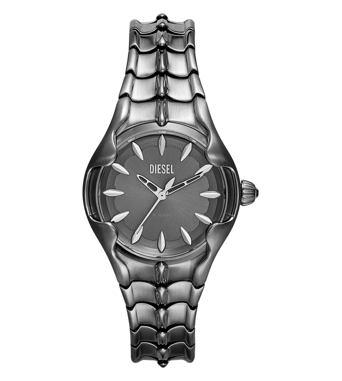 Diesel Quartz Grey Dial Analog Stainless Steel Women's Watch, DZ5603