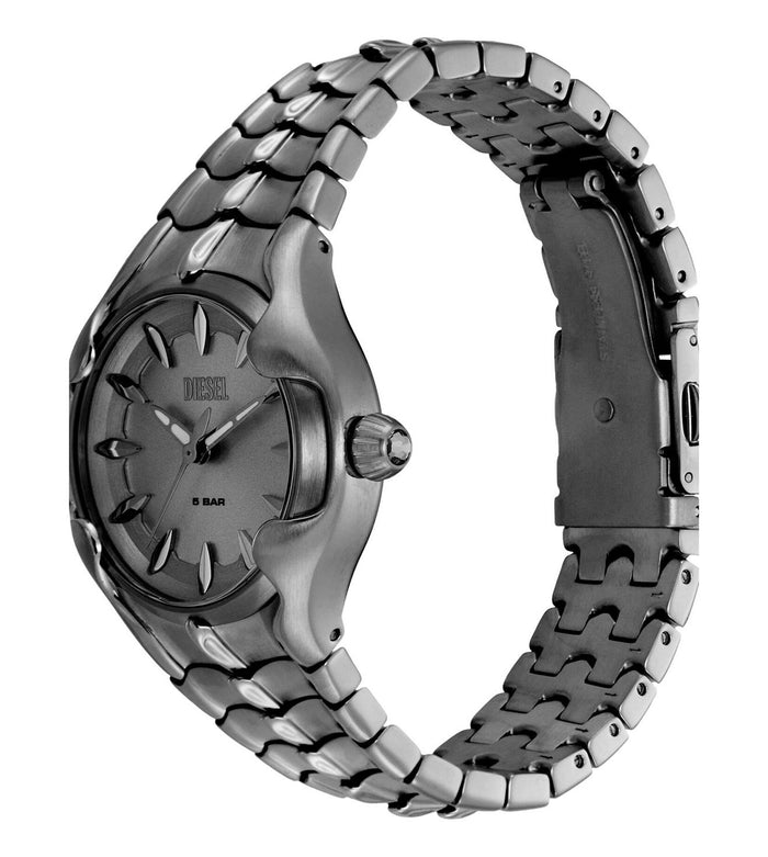 Diesel Quartz Grey Dial Analog Stainless Steel Women's Watch, DZ5603
