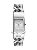 Diesel Quartz Silver Dial Analog Stainless Steel Women's Watch, DZ2225