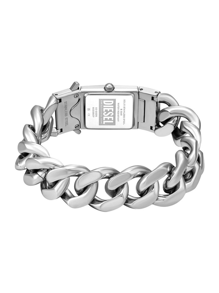Diesel Quartz Silver Dial Analog Stainless Steel Women's Watch, DZ2225
