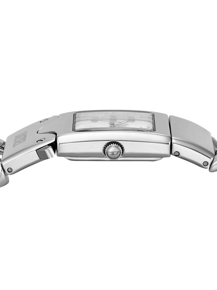 Diesel Quartz Silver Dial Analog Stainless Steel Women's Watch, DZ2225