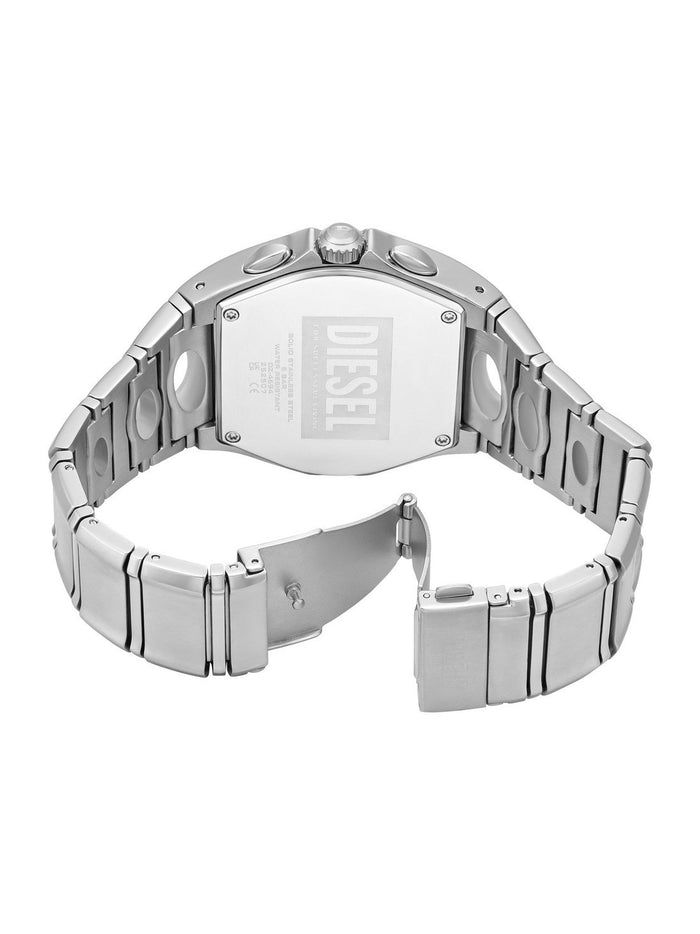 Diesel Quartz Silver Dial Chronograph Stainless Steel Men's Watch, DZ4694