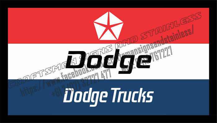 DODGE Trucks Bar Mat