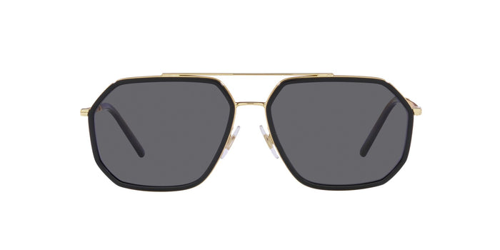 Dolce&Gabbana DG2285 Gold-Black/Polarised Grey #colour_gold-black-polarised-grey
