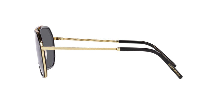 Dolce&Gabbana DG2285 Gold-Black/Polarised Grey #colour_gold-black-polarised-grey