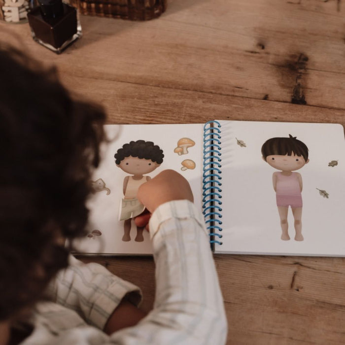 Dress Me Up Book - Forest Friends