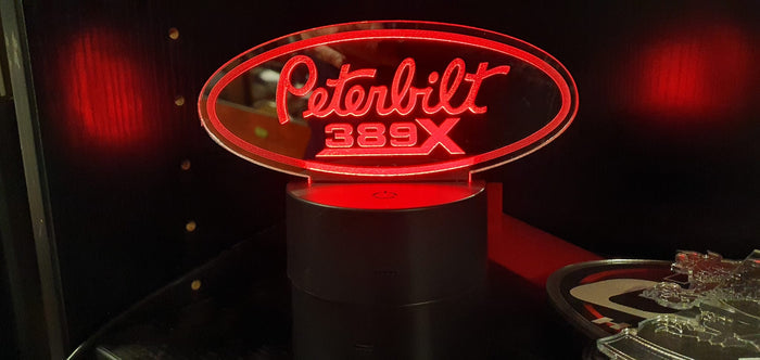 Edge lit acrylic light, Peterbilt X389 (Copy)