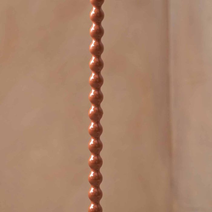 Elise Terracotta Metal Bobble Floor Lamp
