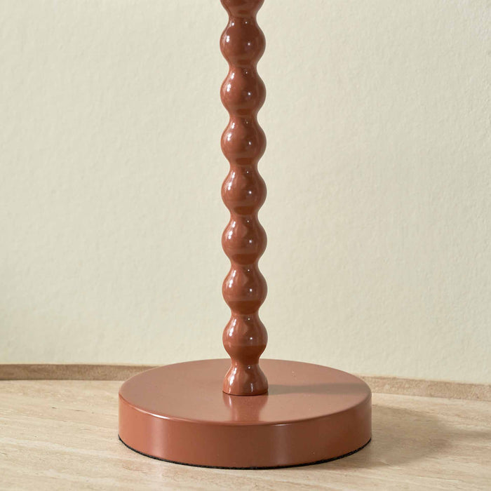 Elise Terracotta Metal Bobble Table Lamp