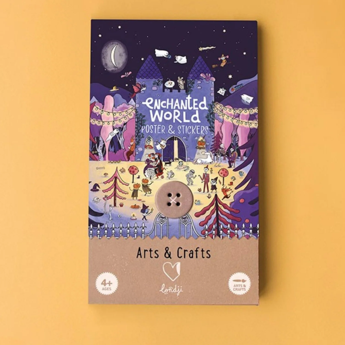 Enchanted World Poster and Stickers