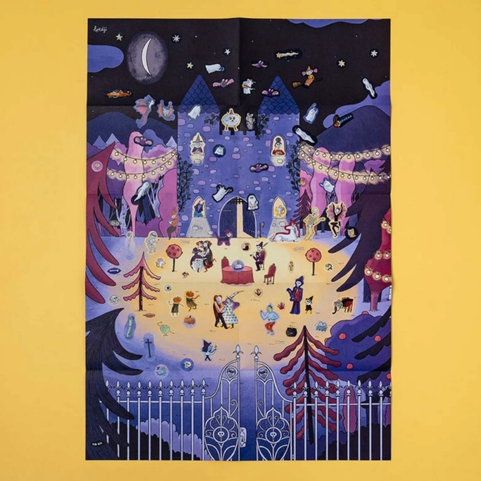 Enchanted World Poster and Stickers