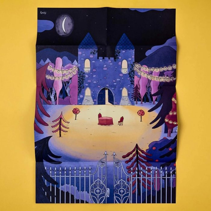 Enchanted World Poster and Stickers