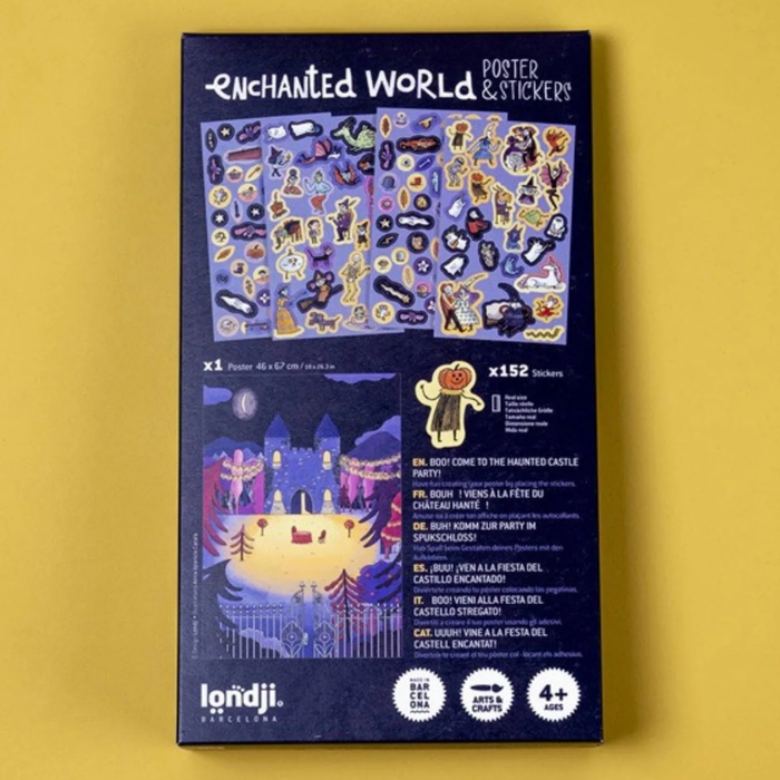 Enchanted World Poster and Stickers