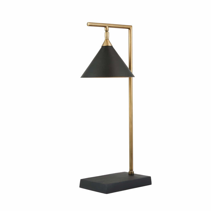 Ruma Black and Antique Brass Table Lamp  | Lighting | Rūma