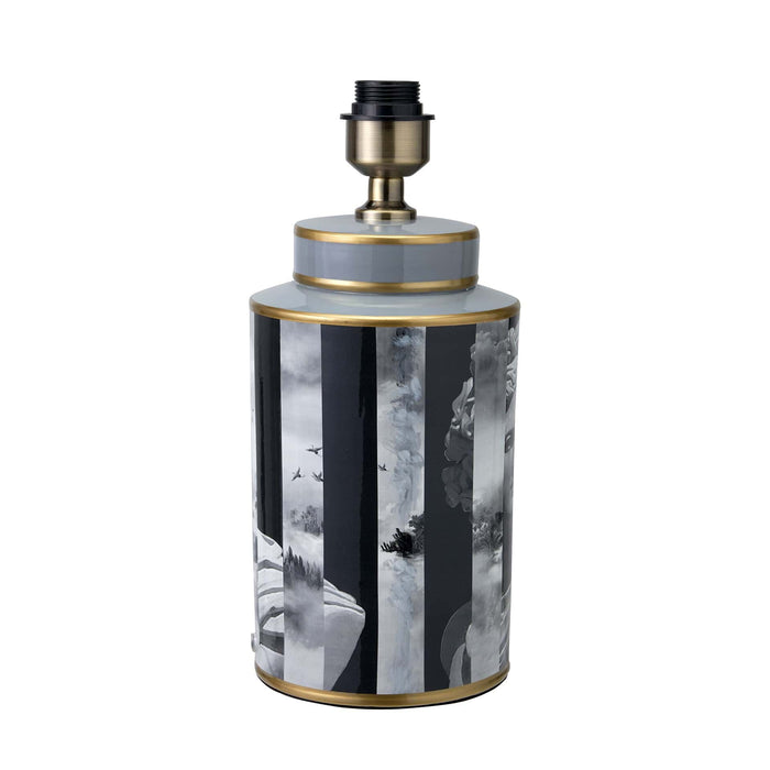 Ruma Black and White Photographic Design Table Lamp | Lighting | Rūma