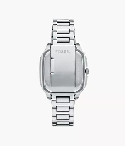 Fossil Crosby Three-Hand Date Stainless Steel Men's Watch, FS6122