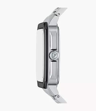Fossil Crosby Three-Hand Date Stainless Steel Men's Watch, FS6122