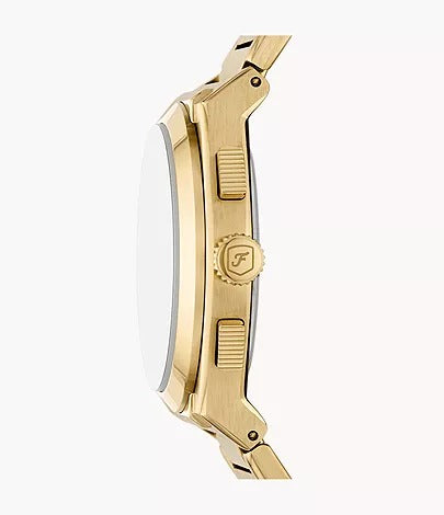 Fossil Everett Chronograph Gold-Tone Stainless Steel Men's Watch, FS6119