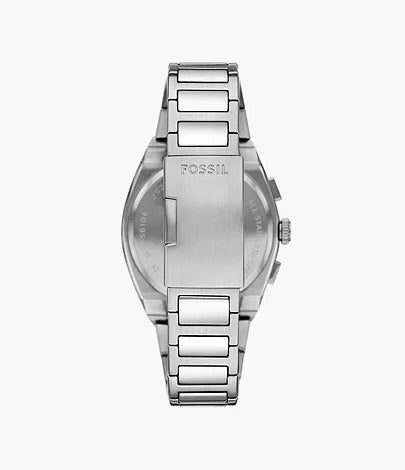 Fossil Everett Chronograph Stainless Steel Men's Watch, FS6104