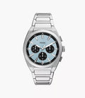 Fossil Everett Chronograph Stainless Steel Men's Watch, FS6105