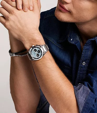 Fossil Everett Chronograph Stainless Steel Men's Watch, FS6105