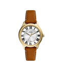 Fossil Gilmore Three-Hand Date Medium Brown Leather Women's Watch, ES5397