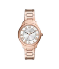 Fossil Gilmore Three-Hand Date Rose Gold-Tone Stainless Steel Women's Watch, ES5394