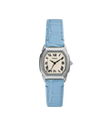 Fossil Harlow Three-Hand Light Blue Leather Women's Watch, ES5405