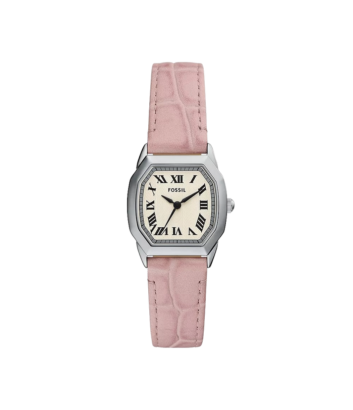 Fossil Harlow Three-Hand Light Pink Leather Women's Watch, ES5406