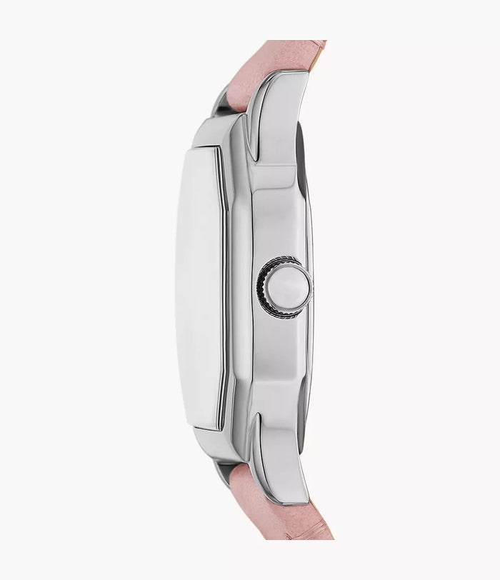 Fossil Harlow Three-Hand Light Pink Leather Women's Watch, ES5406