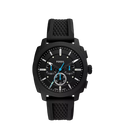 Fossil Machine Chronograph Black Silicone Men's Watch, FS6099