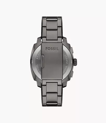 Fossil Machine Chronograph Smoke Stainless Steel Men's Watch, FS6098