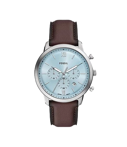 Fossil Neutra Chronograph Brown Leather Men's Watch, FS6109