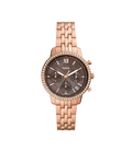 Fossil Neutra Chronograph Rose Gold-Tone Stainless Steel Women's Watch, ES5218