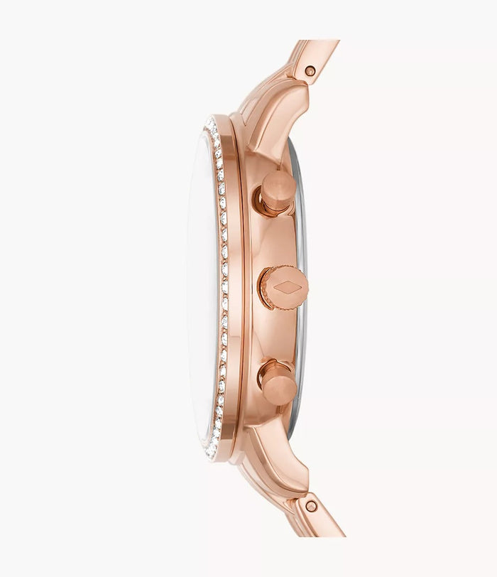 Fossil Neutra Chronograph Rose Gold-Tone Stainless Steel Women's Watch, ES5218