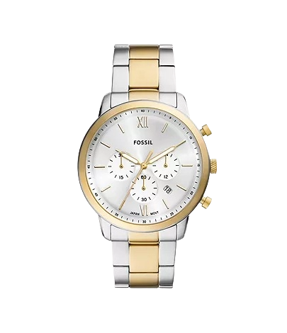 Fossil Neutra Chronograph Two-Tone Stainless Steel Men's Watch, FS6112