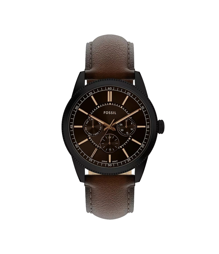 Fossil Pearson Multifunction Brown Leather Women's Watch, FS6138