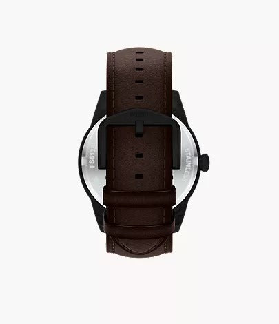 Fossil Pearson Multifunction Brown Leather Women's Watch, FS6138