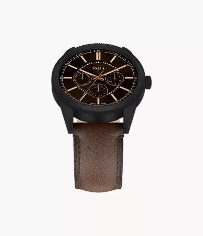 Fossil Pearson Multifunction Brown Leather Women's Watch, FS6138