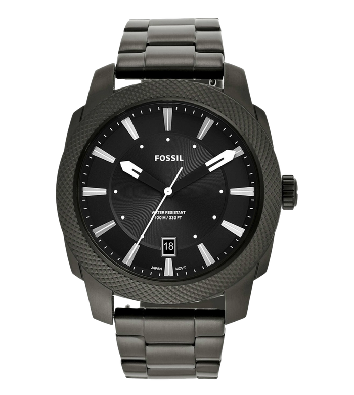 Fossil Quartz Black Dial Analog Stainless Steel Men's Watch, FS5970