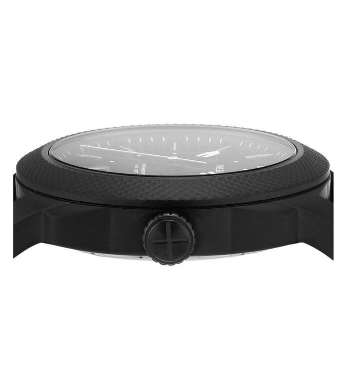 Fossil Quartz Black Dial Analog Stainless Steel Men's Watch, FS5971