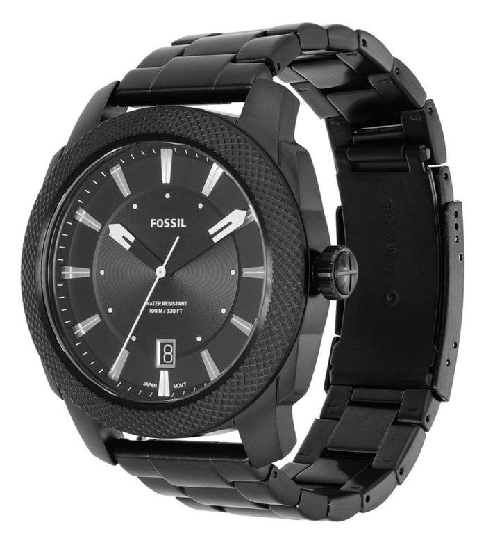 Fossil Quartz Black Dial Analog Stainless Steel Men's Watch, FS5971
