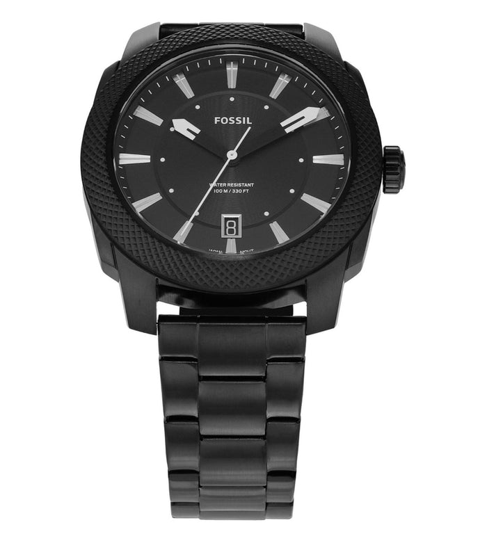 Fossil Quartz Black Dial Analog Stainless Steel Men's Watch, FS5971
