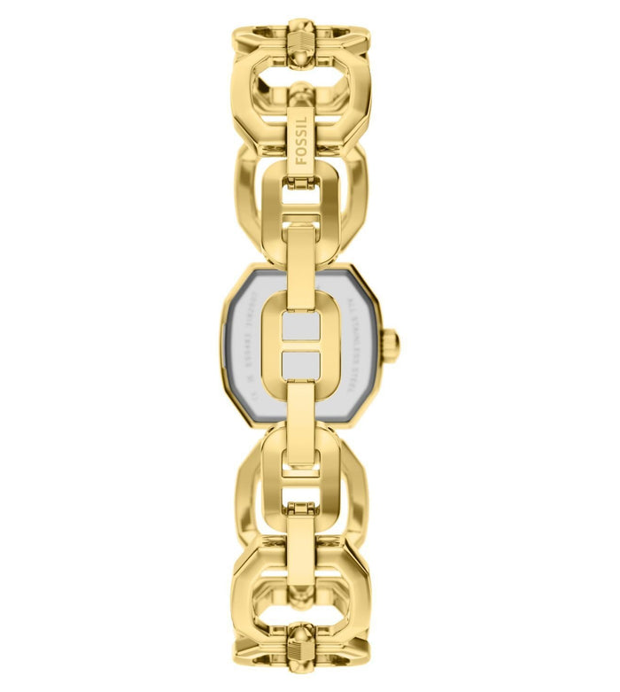 Fossil Quartz Cream Dial Analog Stainless Steel Women's Watch, ES5483
